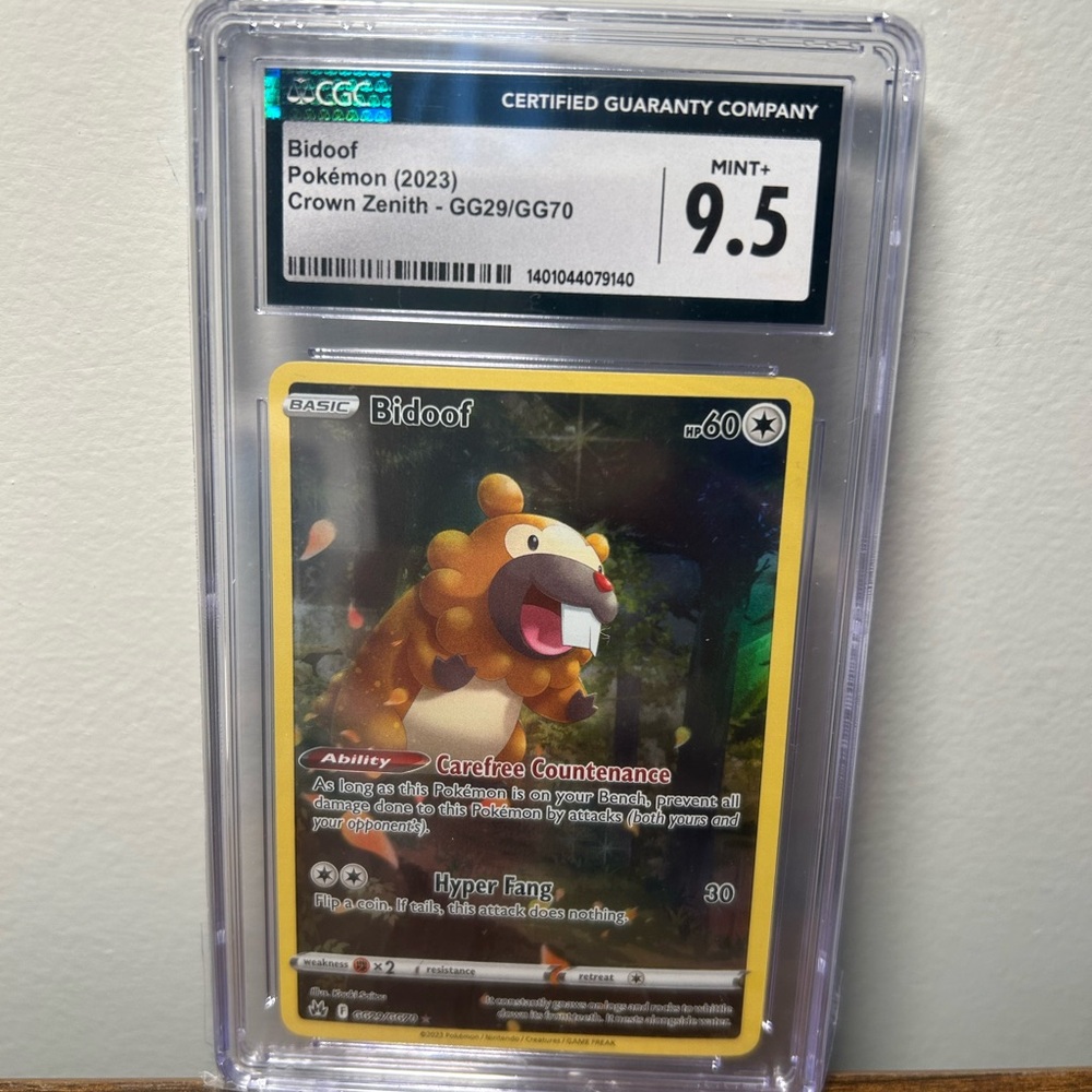 Pokémon Bidoof Card - Crown Zenith